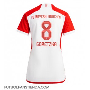 Bayern Munich Leon Goretzka #8 Primera Equipación Mujer 2023-24 Manga Corta
